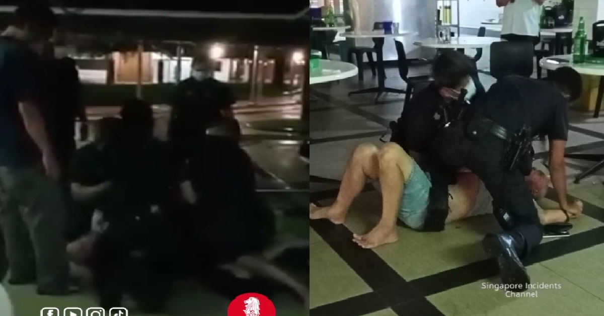UNCLE DRINK UNTIL WANT TO 1V1 FIGHT, KENA ARRESTED