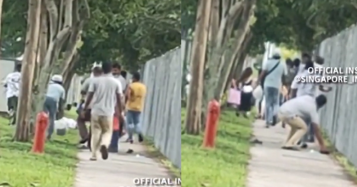 FIGHT BROKE OUT BETWEEN FWS, STOPPED AFTER MAN STARTED RECORDING