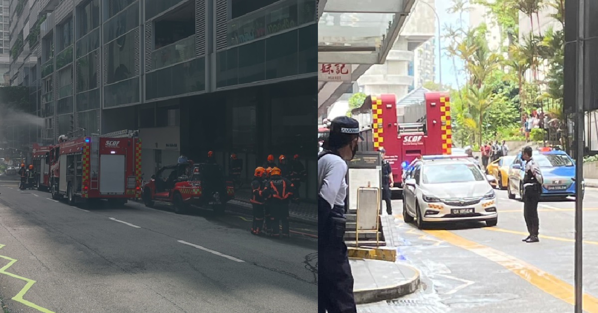 FIRE BREAKS OUT AT SHAW CENTRE RESTAURANT, 200 EVACUATED