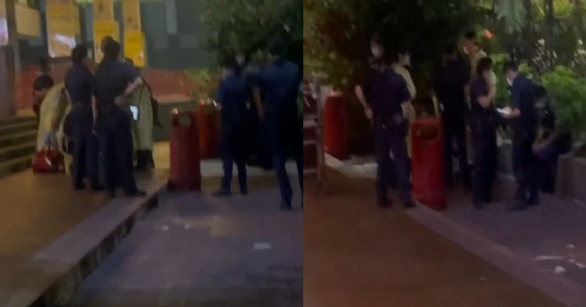 YPS ALLEGEDLY HANTAM TEENAGER @ GOLDEN MILE, ARRESTED BY POLICE