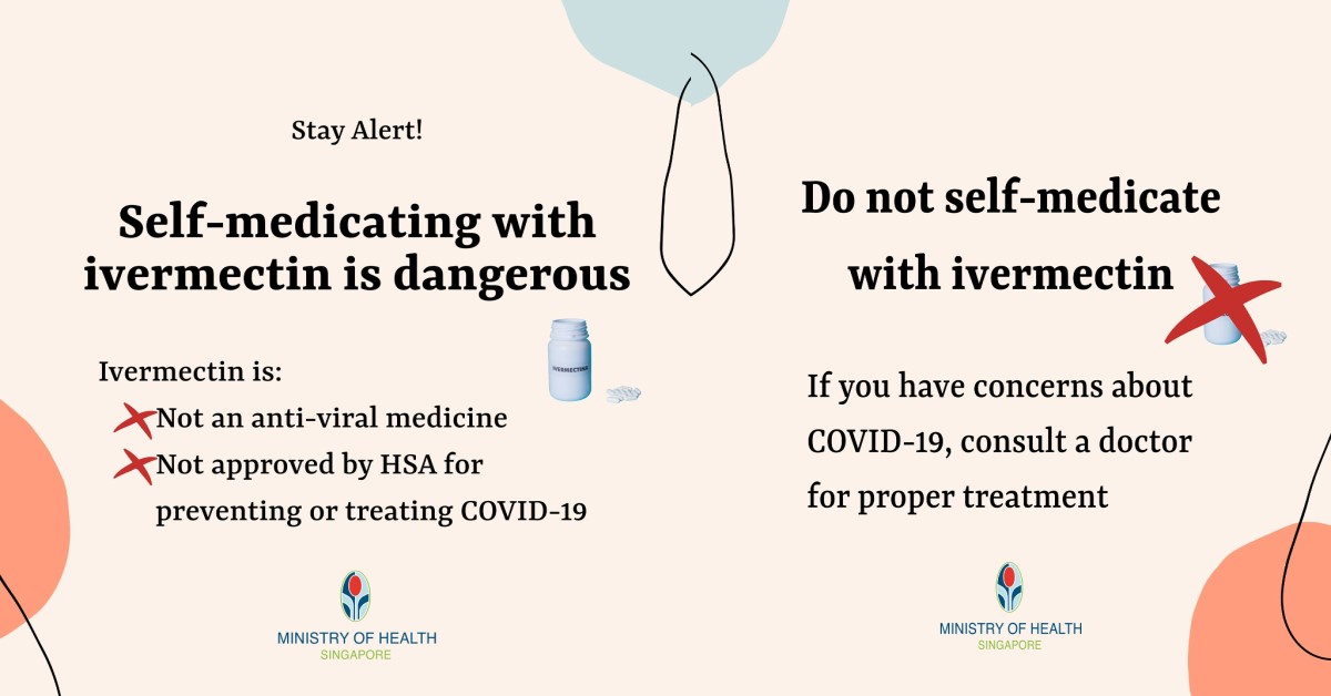 MOH: DO NOT SELF MEDICATE WITH IVERMECTIN, IT DOES NOT CURE VIRUS