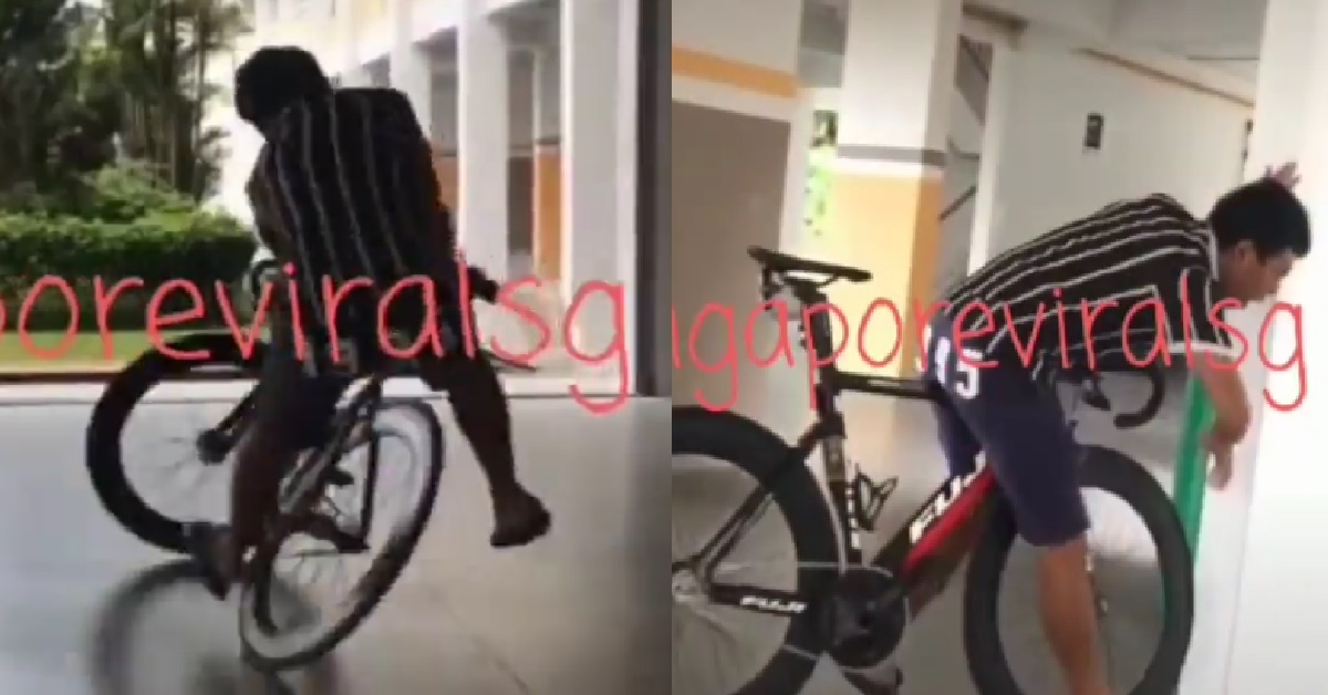 YP CRASHED BICYCLE INTO WALL, “FAMILY JEWELS” CRUSHED ON BIKE