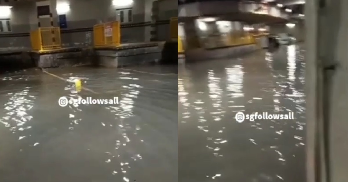 LOADING BAY @ PARKWAY PARADE BECOME UNDERWATER WORLD