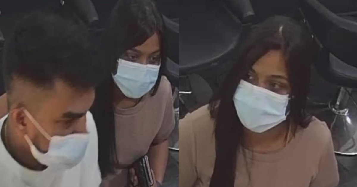 COUPLE VISIT HAIR SALON, LIE ABOUT GOING ATM THEN SIAM $238 BILL