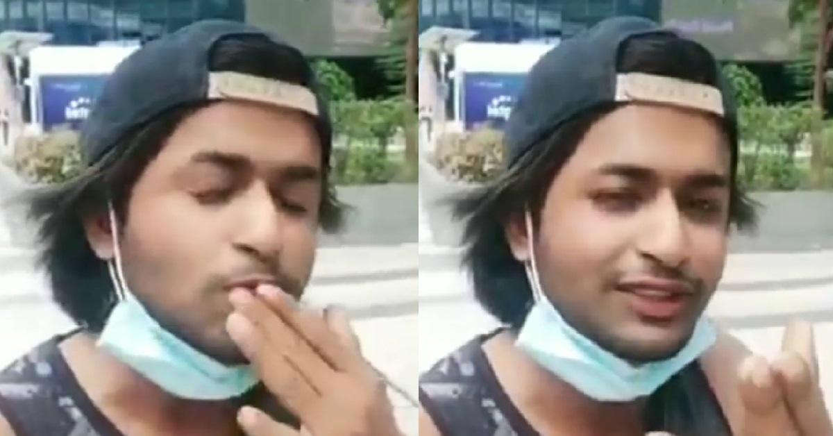 FW ON THE PROWL AT PAYA LEBAR FOR SINGLE GIRLS, BLOWS KISSES