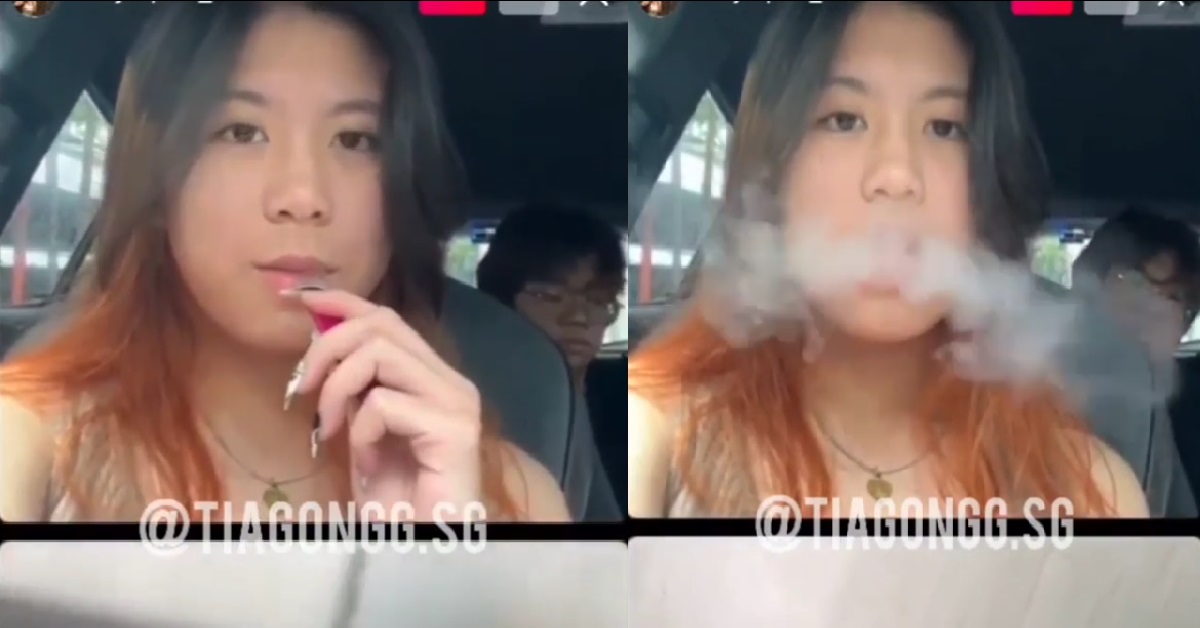 XMM LIVESTREAM HERSELF VAPING TO PROVE THAT SHE IS A BAD GIRL