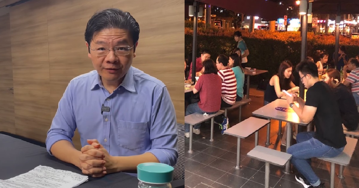 SOCIAL GATHERINGS OF 5 PAX “ALREADY A VERY BIG STEP” – LAWRENCE WONG