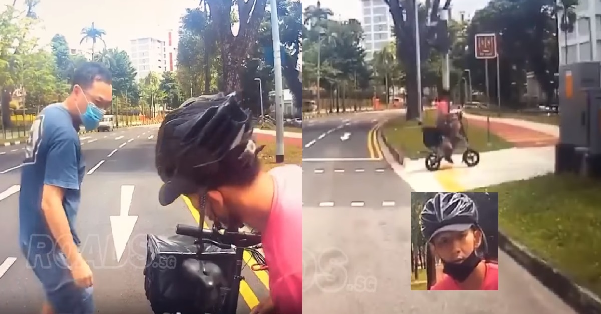 EBIKE RIDER CRASHES INTO CAR IN HIT & RUN ACCIDENT, FLEES FROM THE SCENE