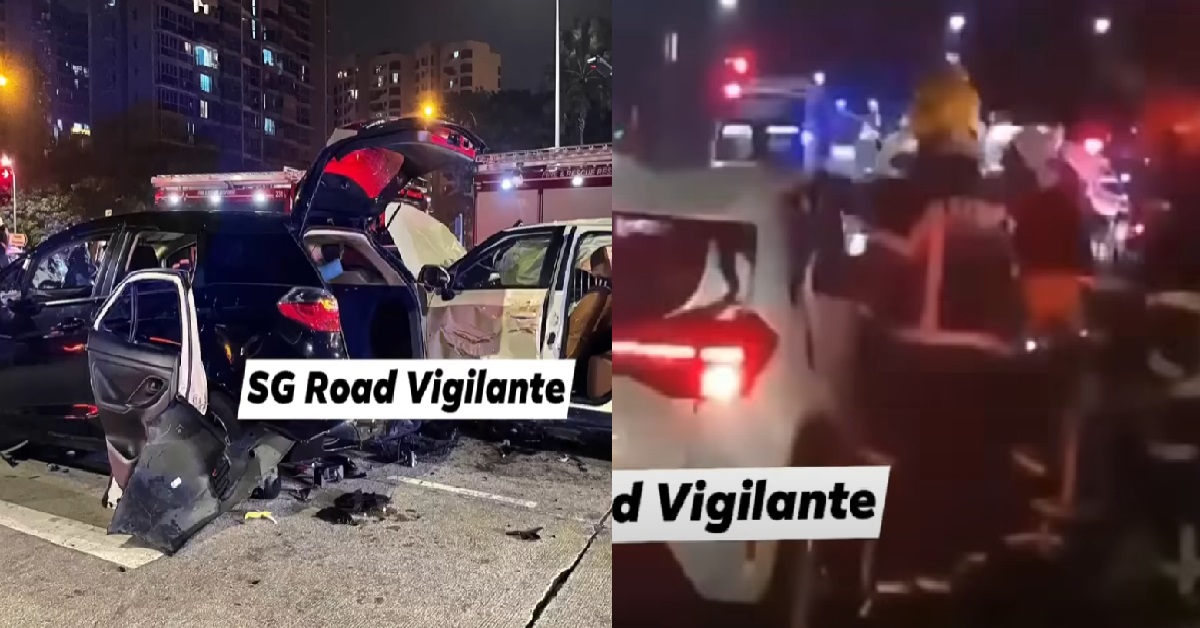 DRUNK S’PORE MAN SPEEDS IN BROTHER’S MERCEDES, KILLS GOJEK DRIVER & INJURED 5 OTHERS