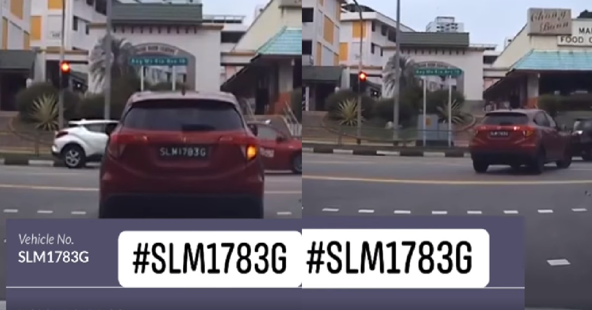 CAR BEATS RED LIGHT AT JUNCTION BECAUSE ITS HIS GRANDFATHER’S ROAD