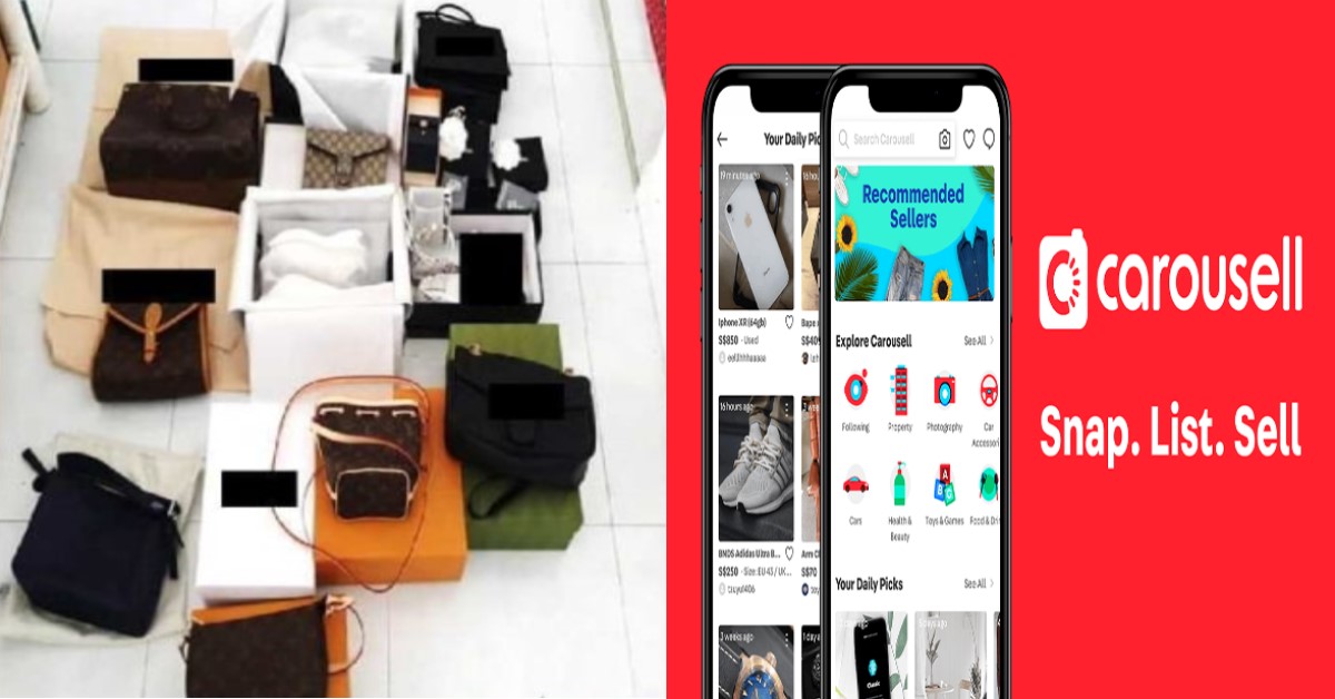 MAN ALLEGEDLY SELLS FAKE LUXURY GOODS ON CAROUSELL, ARRESTED BY POLICE