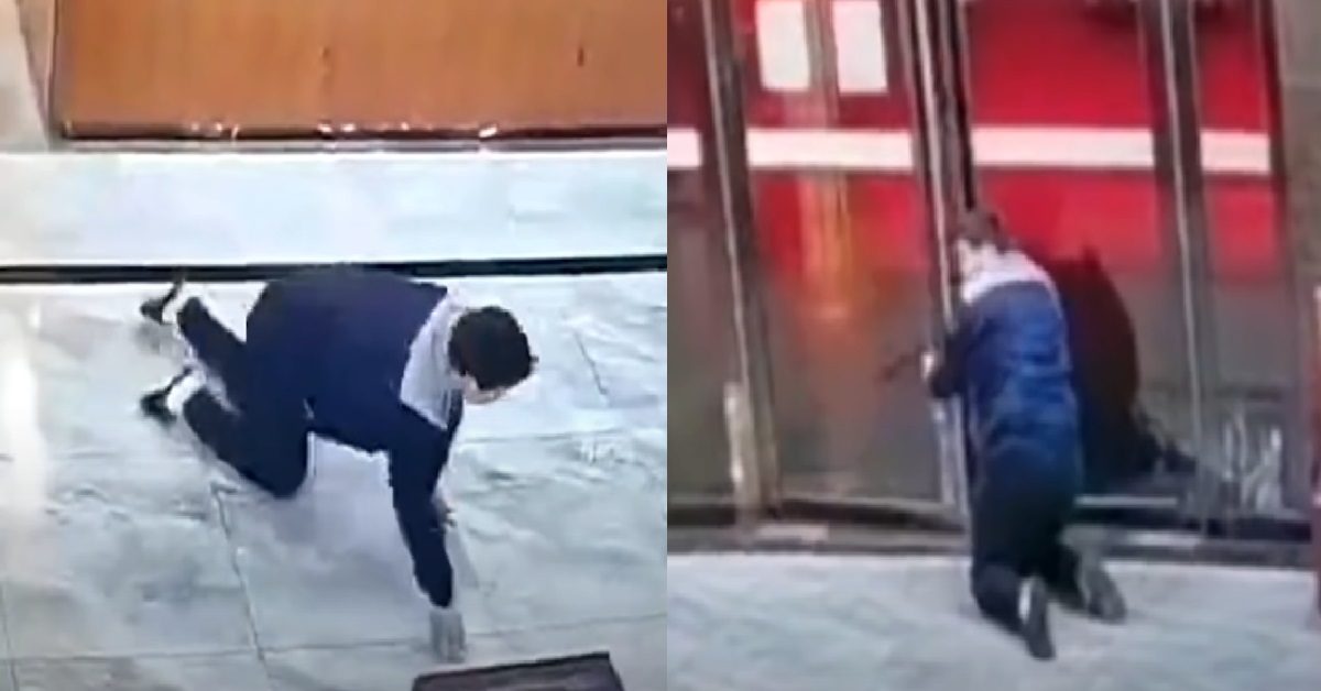 PRC MAN CRAWLS OUT OF SPA TO ESCAPE PAYING, CAUGHT ON CCTV