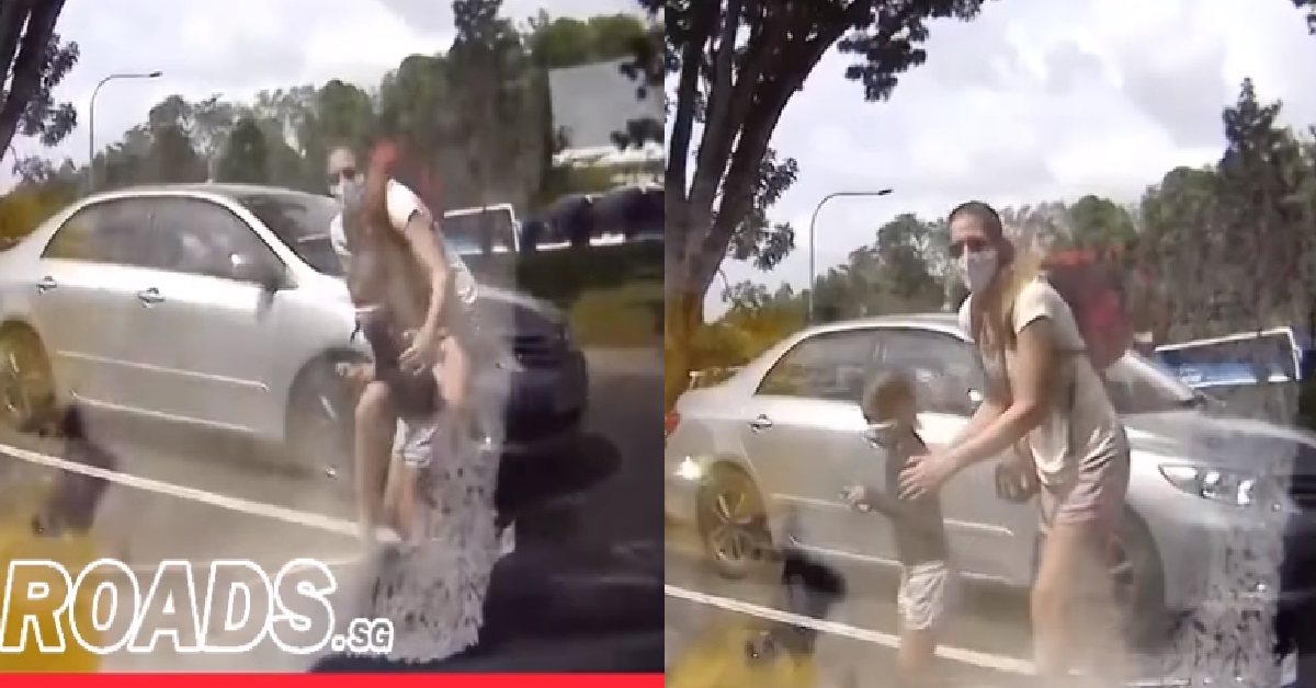 YOUNG GIRL DASHES ACROSS ROAD, ALMOST GETS RUN OVER – MOTHER APOLOGISES