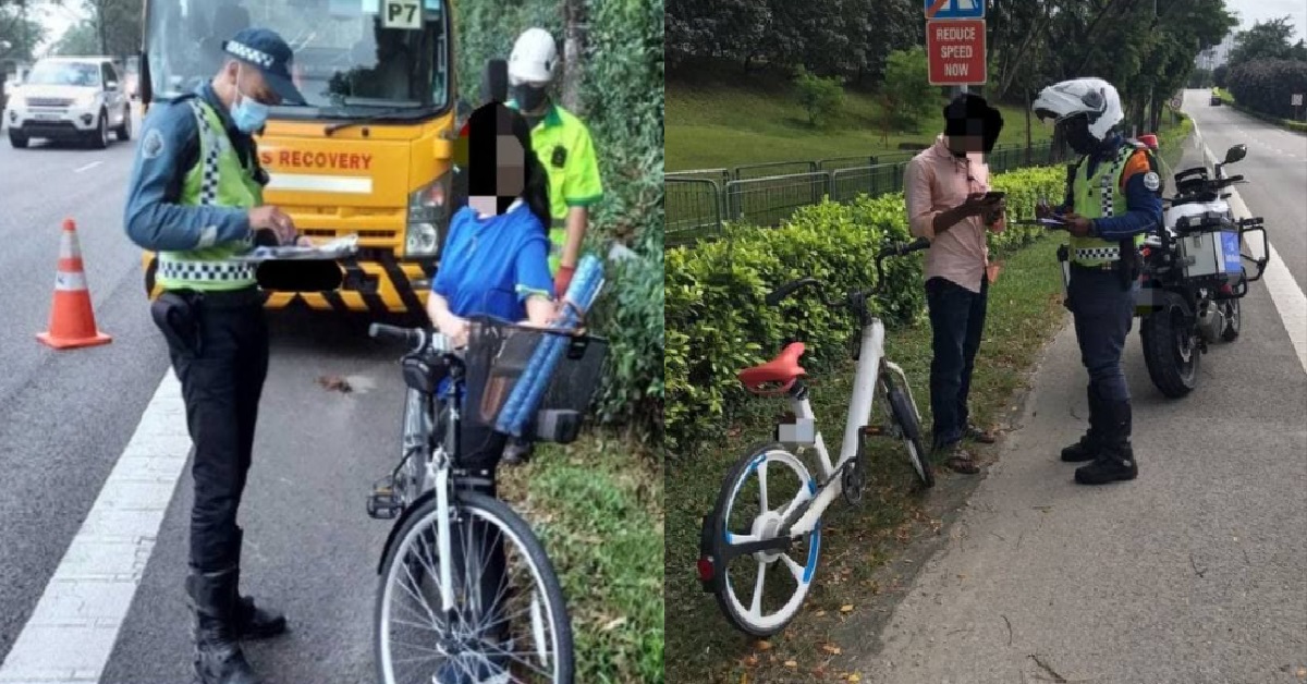 ERRANT CYCLISTS CAUGHT RIDING ON EXPRESSWAYS AGAIN BY LTA