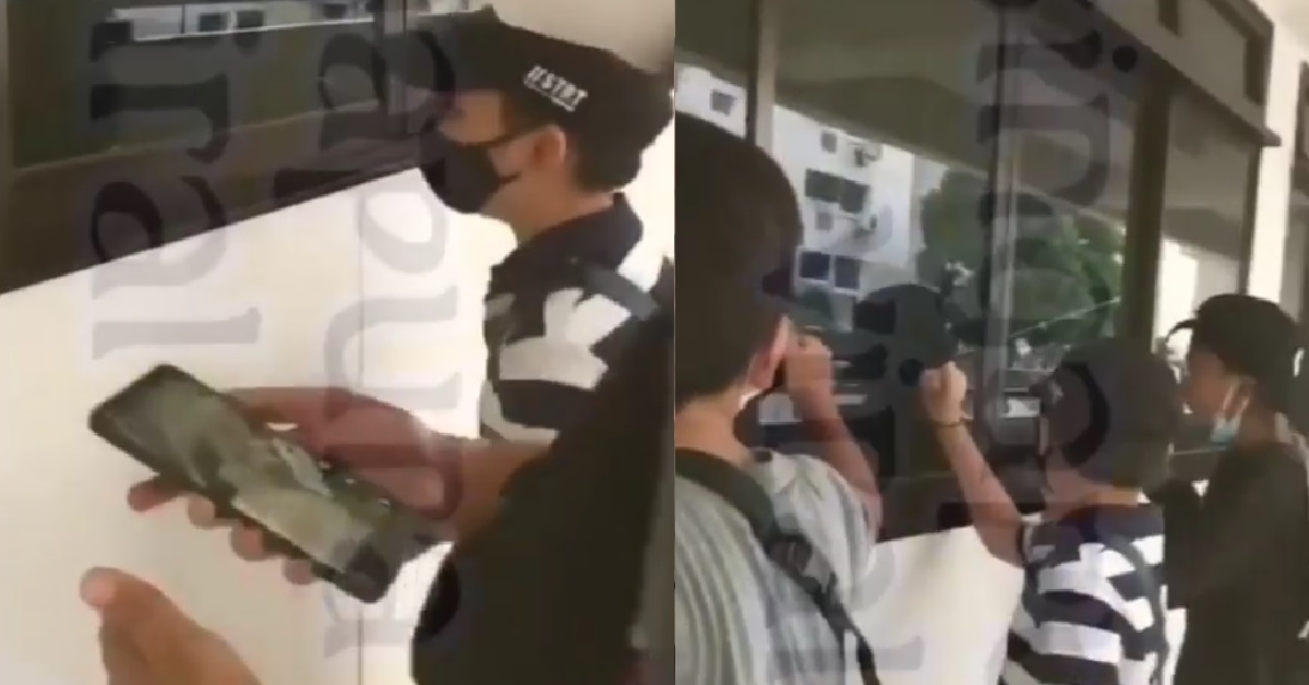 YOUTHS SLAM ON RESIDENT’S HOME WINDOW FOR “FUN” BEFORE RUNNING AWAY
