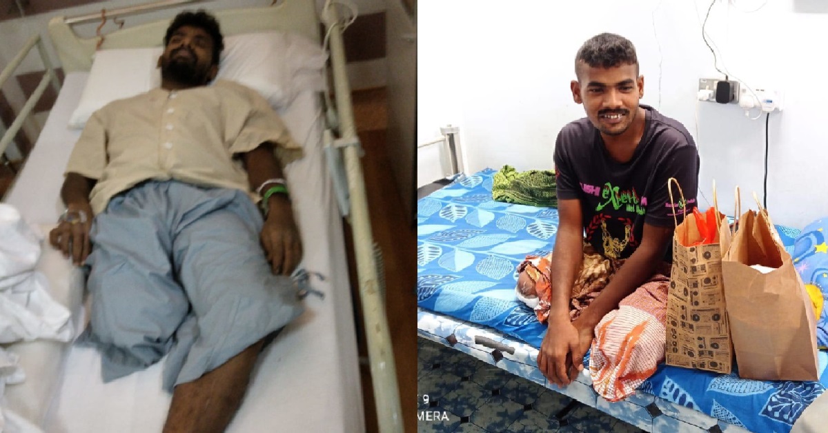 WORKER LOST HIS LEG TO WORKPLACE ACCIDENT, COLLEAGUES CROWDFUND BILLS