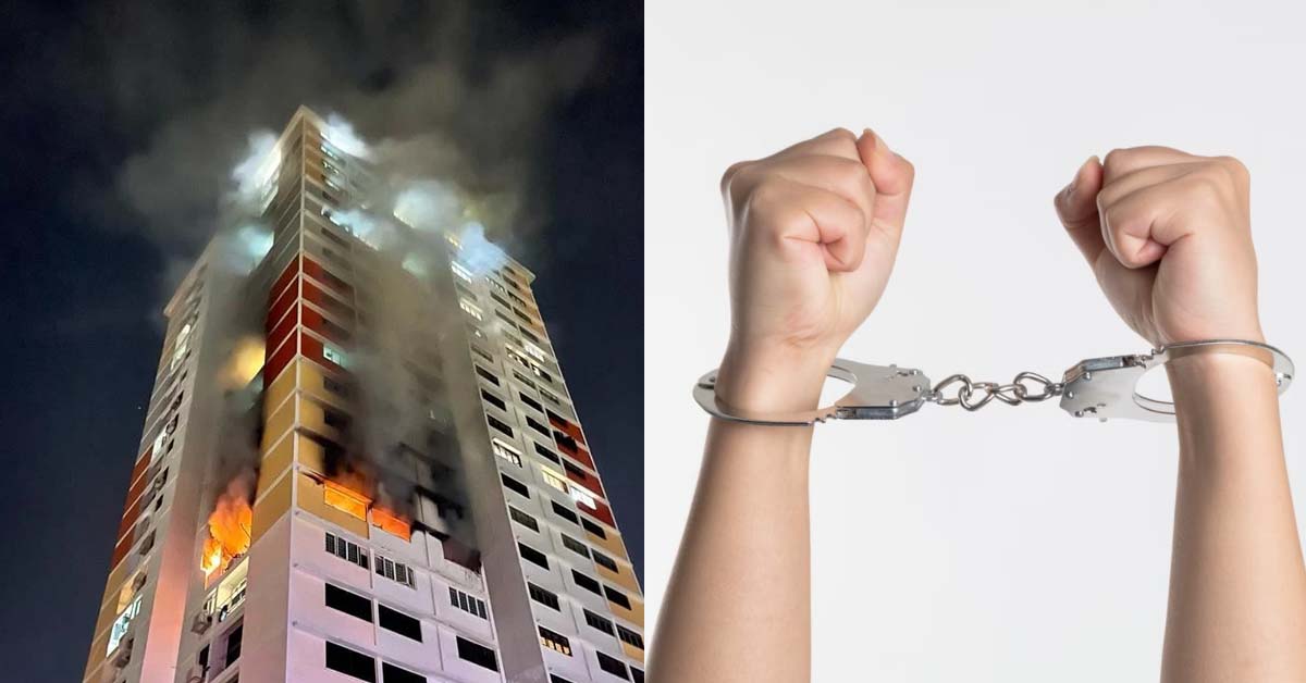 73 Y.O ARRESTED FOR ARSON, TELOK BLANGAH FIRE