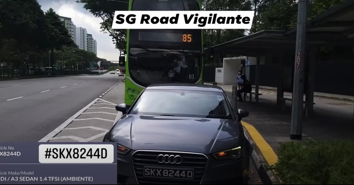 AUDI AT BUS STOP: I DON’T WANT MOVE WHAT CAN YOU DO