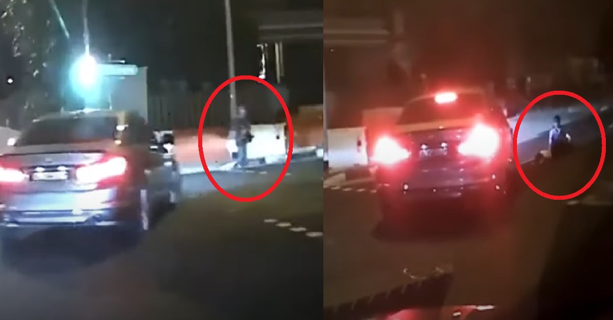 BMW RUNS OVER WOMAN AFTER NOT GIVING WAY AT TRAFFIC CROSSING