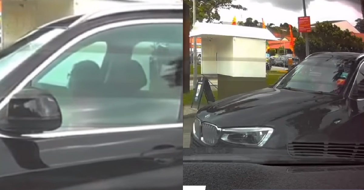 BMW DRIVER SNATCHES PARKING LOT FROM CAMCAR, SAYS: “I AM BLIND SO WHAT!”