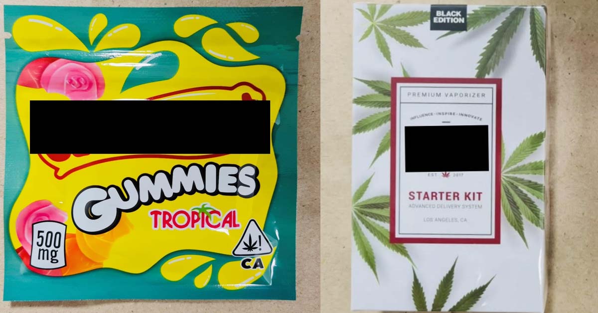 WOMAN ARRESTED FOR IMPORTING CANNABIS SWEETS AND VAPORISER
