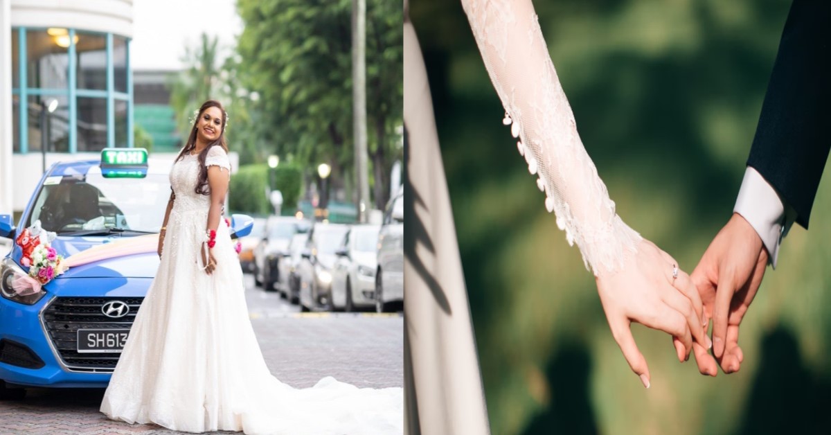 LADY USES DAD’S COMFORT TAXI AS BRIDAL CAR WHEN TYING THE KNOT