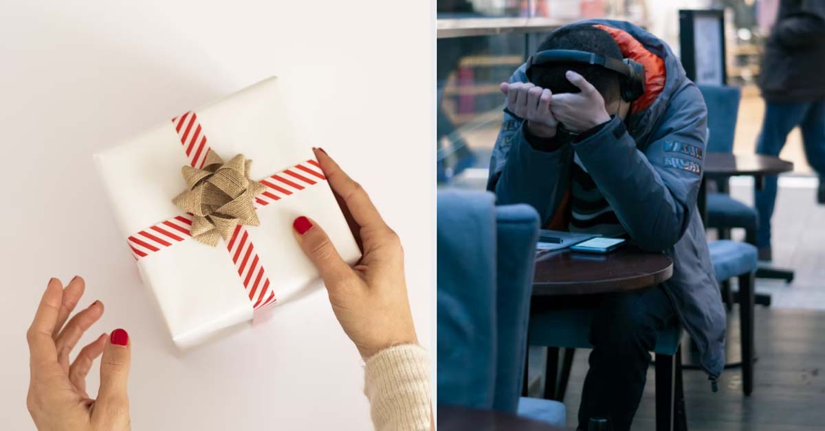 GIRL GIVES EXPIRED GIFT TO GUY CAUSE SHE CAN’T BE BOTHERED