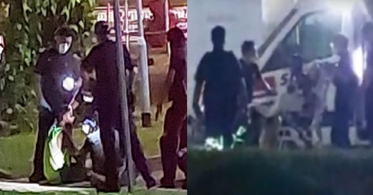 GROUP OF 9 BRAWLING AFTER DRINKING TOO MUCH, ONE MAN SENT TO HOSPITAL