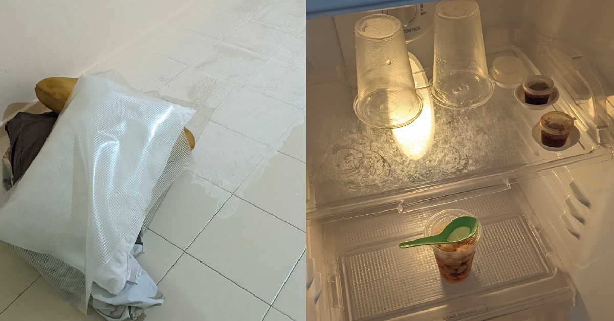 ELDERLY MAN LIVING ALONE IN AN EMPTY HOUSE WITH AN EMPTY FRIDGE