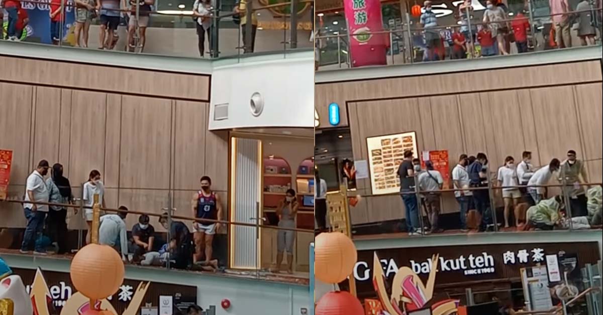 MAN ALLEGEDLY FALLS FROM HEIGHT AT CHINATOWN POINT