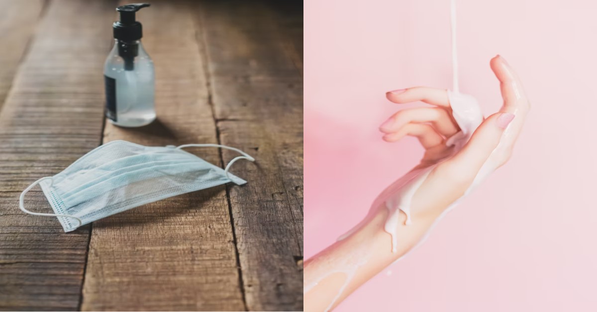 GUY USED MASK TO WIPE ‘CREAM’, FORGOT ABOUT IT AND WEARS IT “FREE FACIAL”