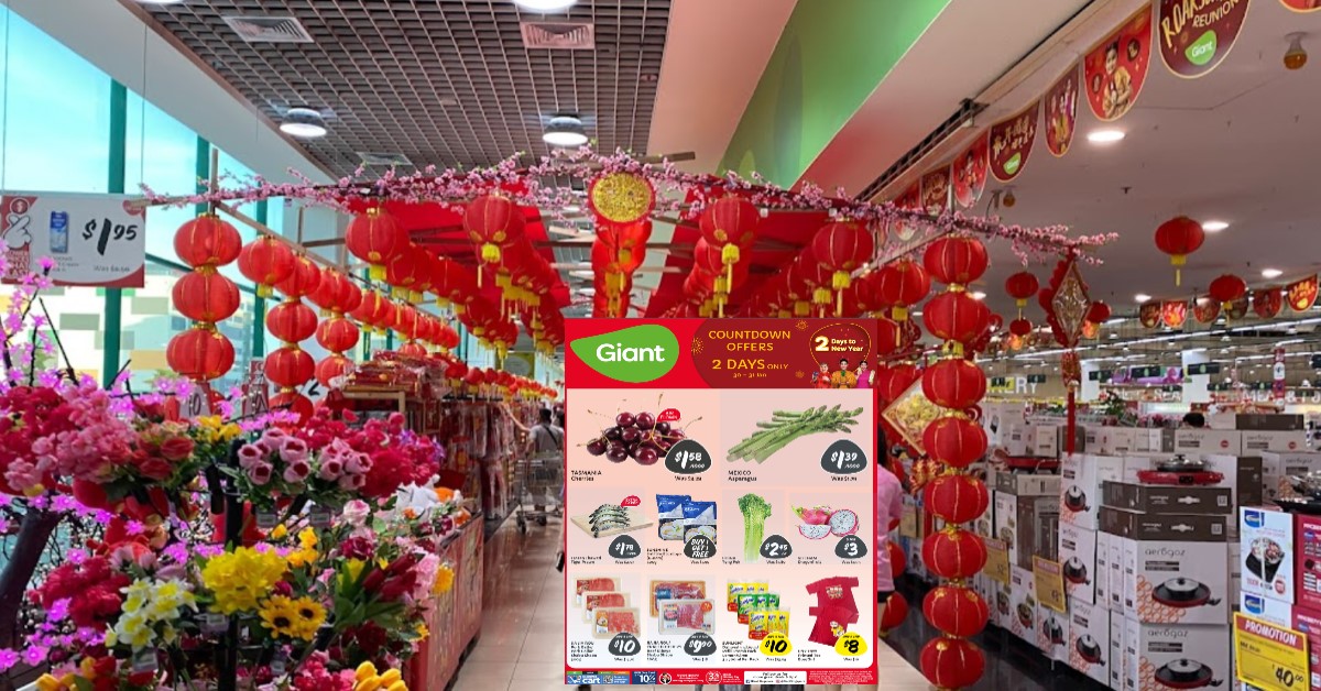GIANT SINGAPORE PROMOTIONS FROM 30-31 JANUARY 2022