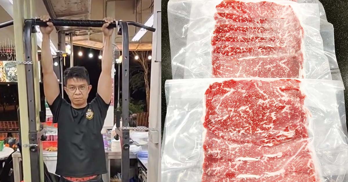 KOREAN BBQ AT SENGKANG FREE! IF YOU CAN HOLD 100 SECONDS ON THE BAR