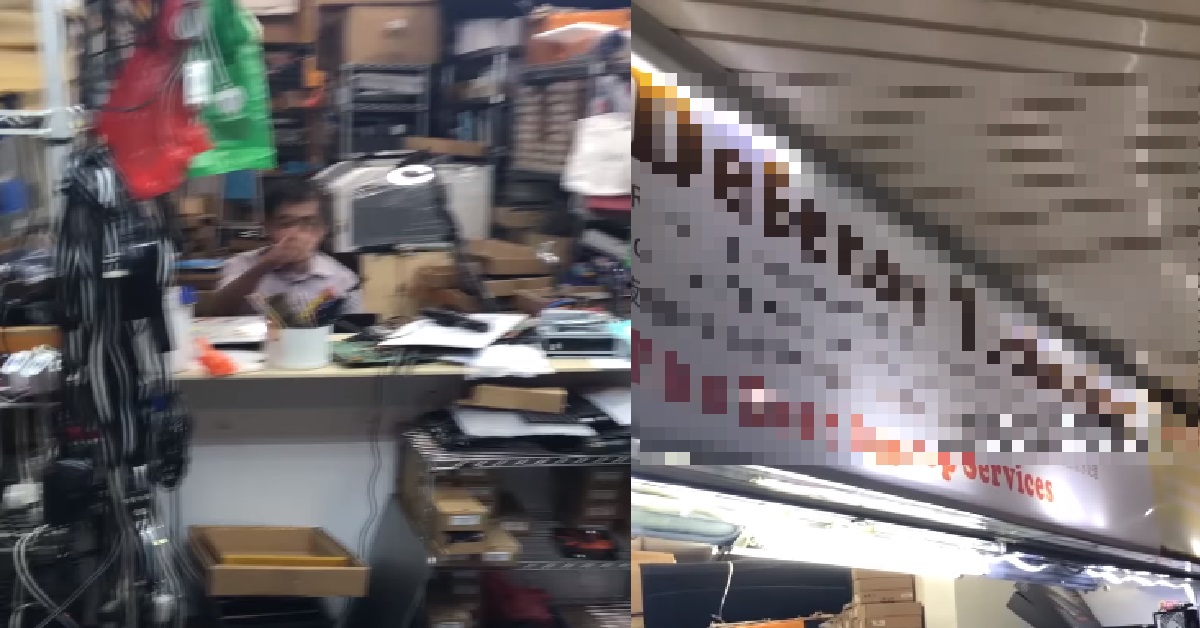 REPAIR SHOP @ SIM LIM ALLEGEDLY DAMAGED GUY’S LAPTOP AND REFUSED TO FIX IT