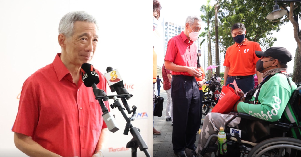 PM LEE VISITS JURONG POINT, THANKS SERVICE STAFF FOR THEIR WORK
