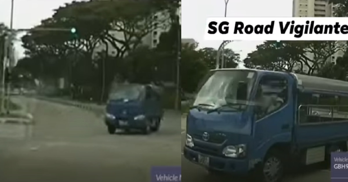 LORRY DOESN’T GIVE WAY AT ROAD JUNCTION, ALMOSTS CAUSED ACCIDENT