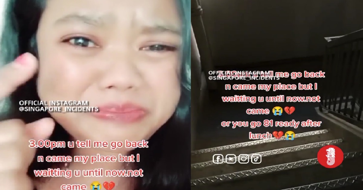 HEARTBROKEN MAID LEFT WAITING AT STAIRCASE AFTER BOYFRIEND NO SHOW