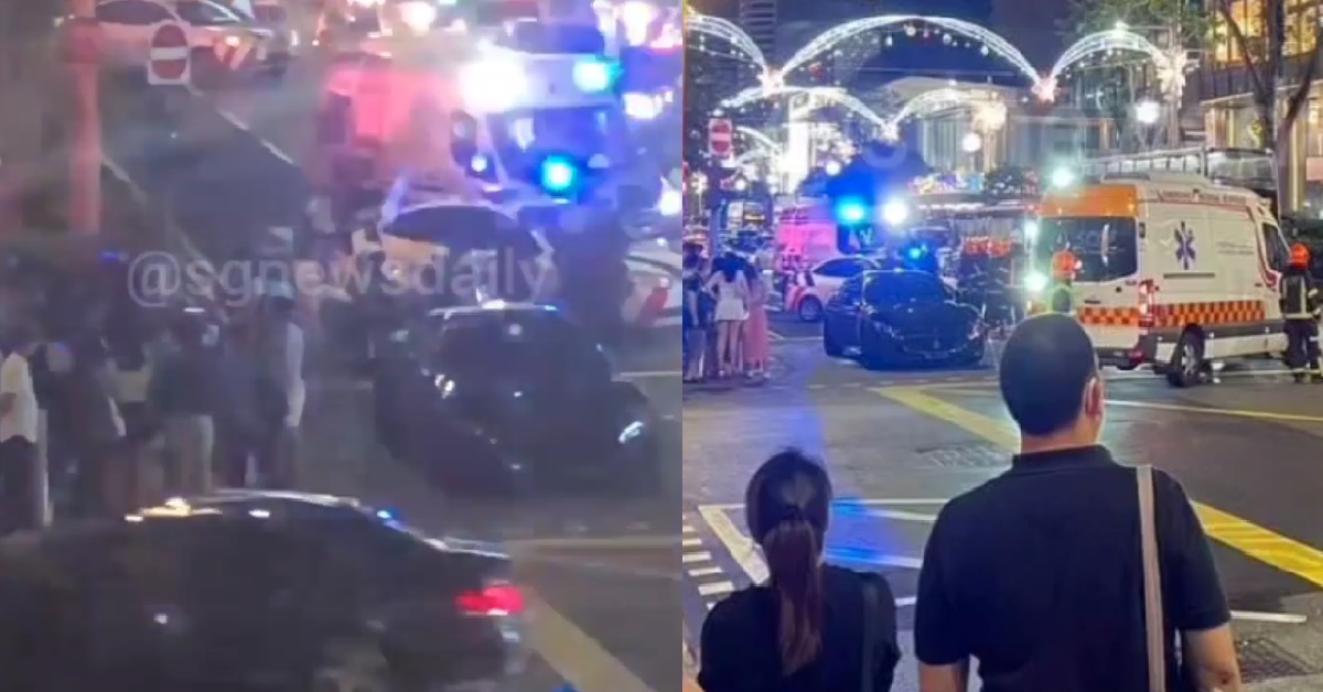 MASERATI ALLEGEDLY CRASHED INTO PEDESTRIANS ON NEW YEAR, WOMAN LYING MOTIONLESS