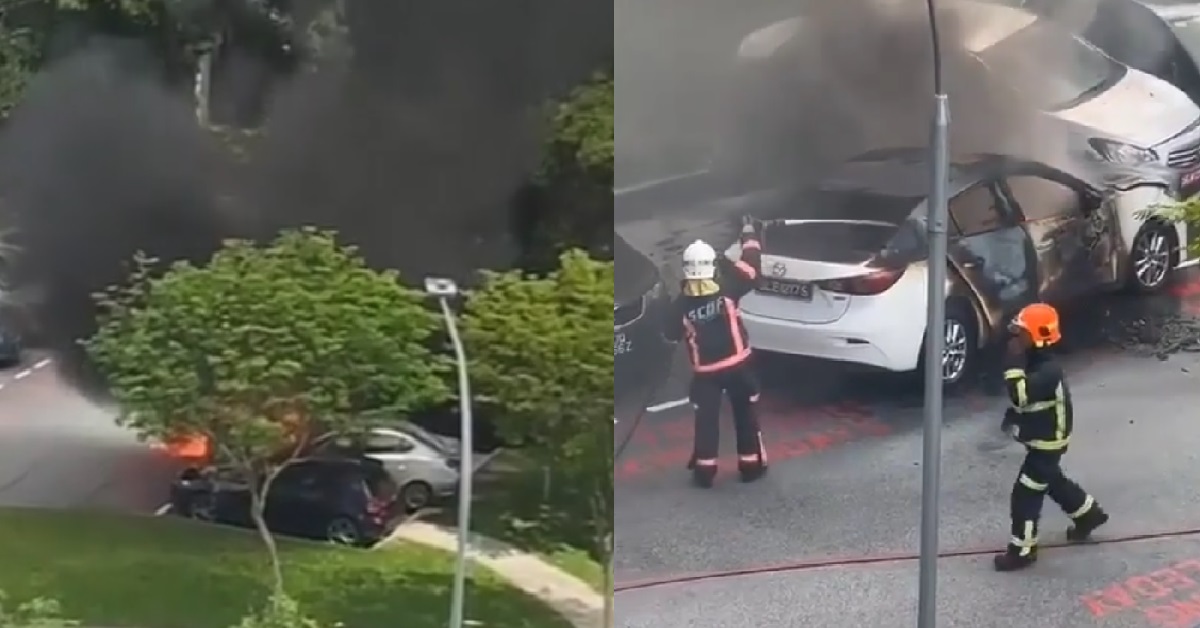 MAN KILLED AFTER BEING TRAPPED INSIDE BURNING CAR AFTER COLLISION