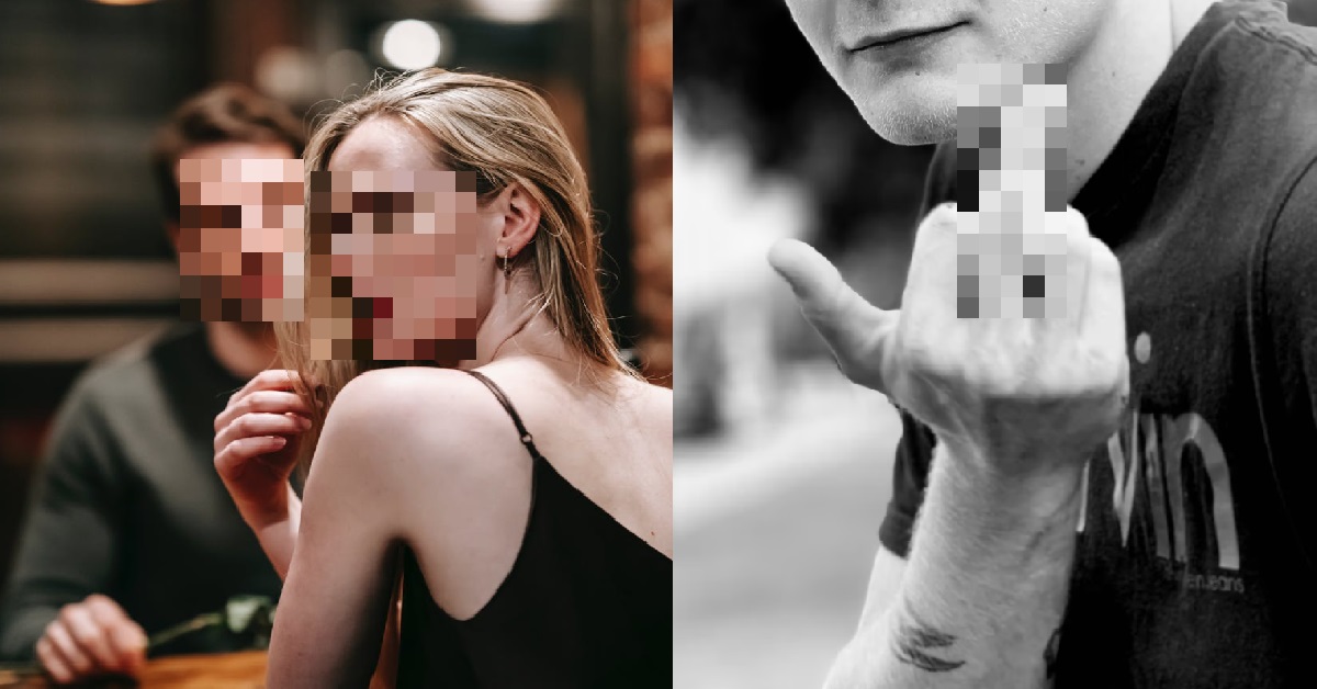 MAN ON FIRST DATE WITH GIRL HE MET ONLINE, GREETS HER BY POINTING MIDDLE FINGER