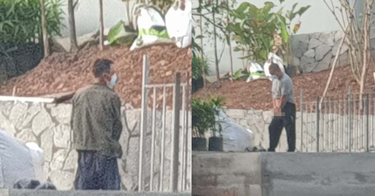 WORKERS URINATING THEMSELVES IN PUBLIC FULL VIEW