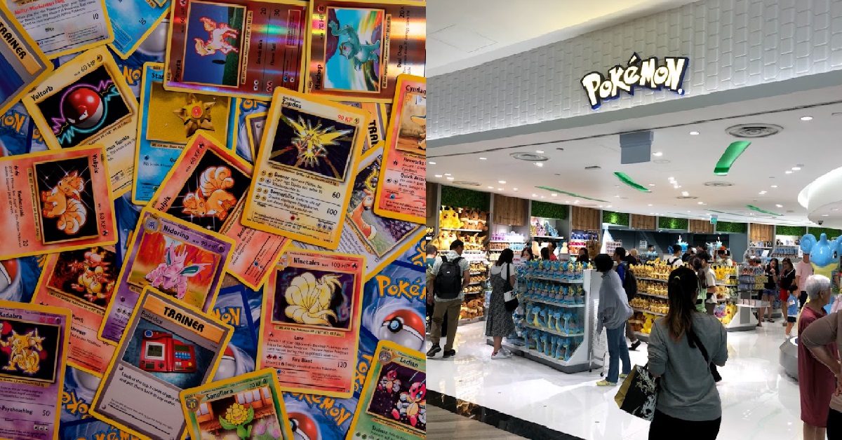 MEN STOLE $2K WORTH OF POKEMON CARDS FROM SHOPS @ CHANGI JEWEL & TANGLIN MALL