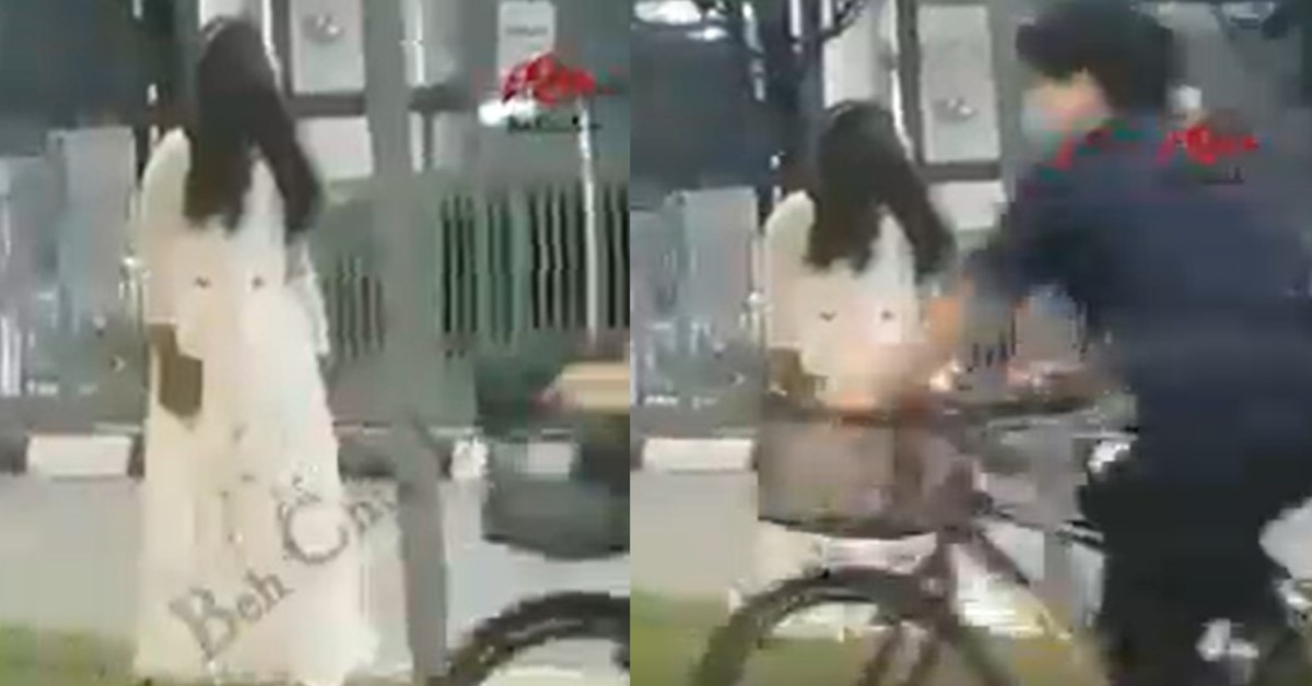 ‘PONTIANAK’ WAITING AT ROAD SIDE FOR HER LOVER TAXI DRIVER