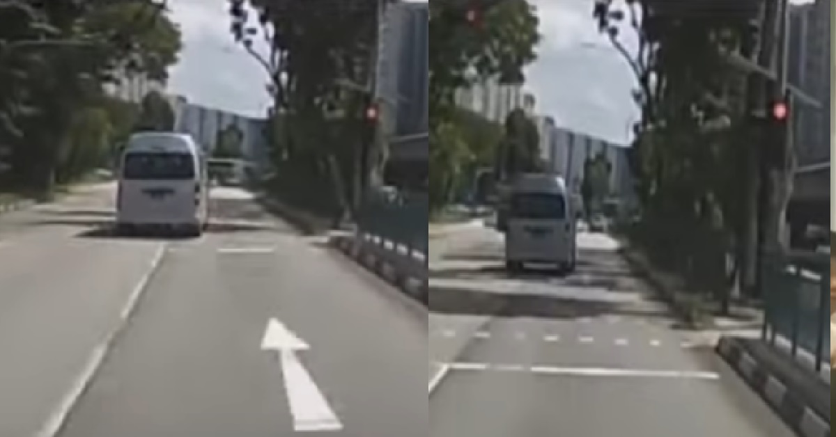 TOYOTA VAN BEATS RED LIGHT BECAUSE DRIVER THINKS RED LIGHT = GO