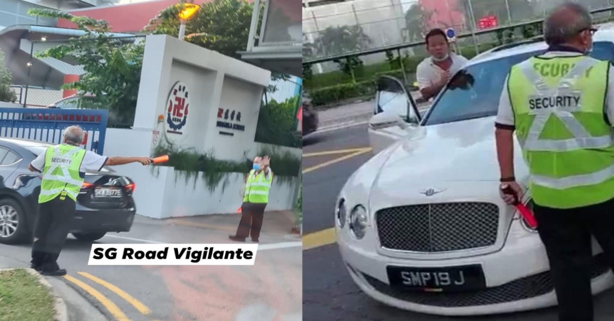 RED SWASTIKA SCHOOL GUARD MR NEO BACK TO WORK AFTER MC PERIOD