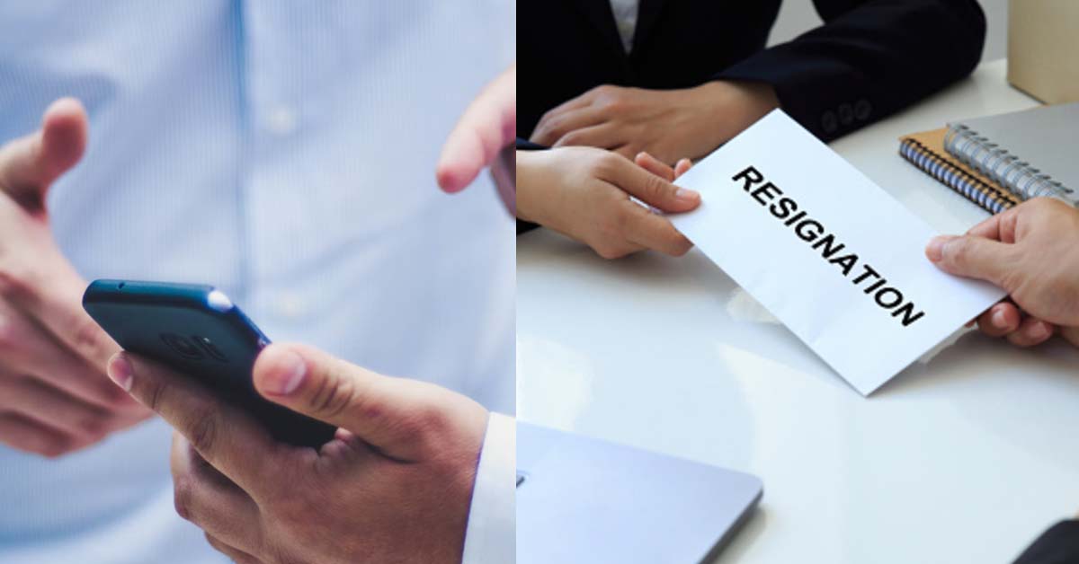 MAN WHO RESIGNED NEEDS GF TO “FIGHT HIS BATTLES” WITH HR