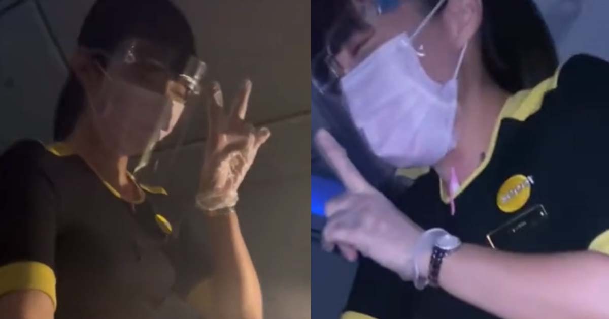SCOOT INVESTIGATING TOPLESS MAN HAVING PARTY ON PLANE