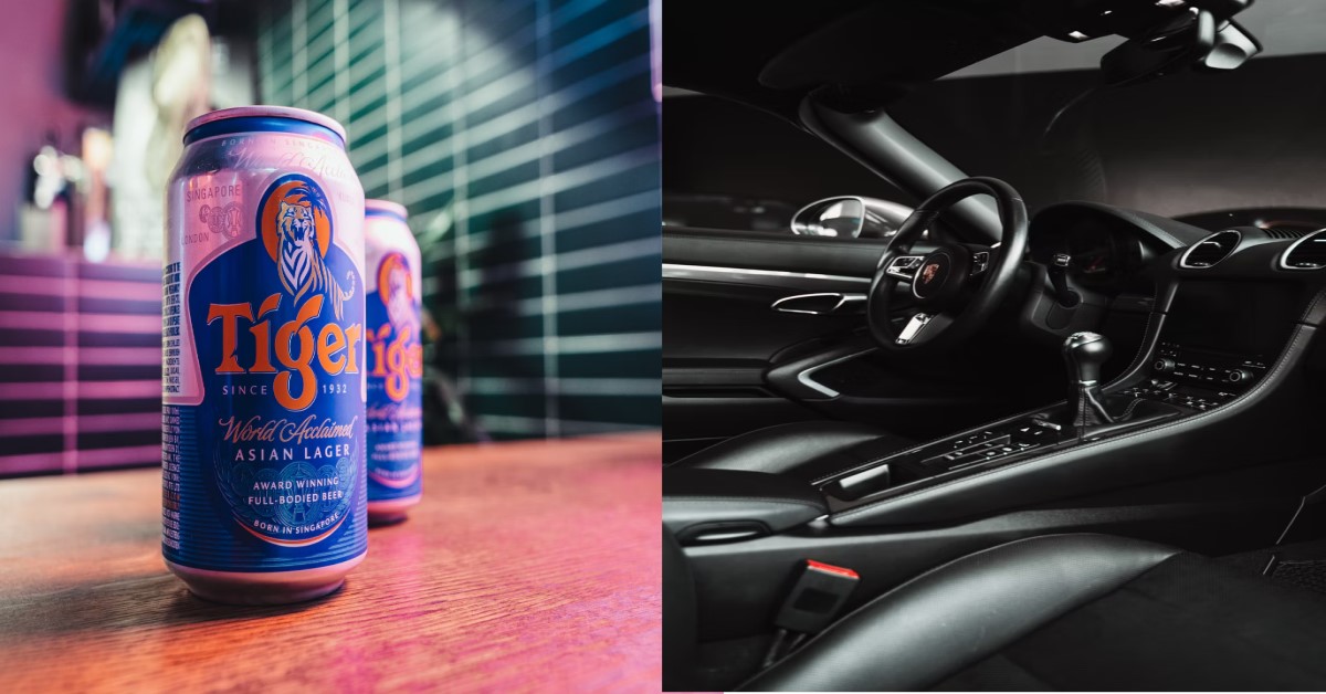GUY SHOTGUN TOO MANY CANS OF BEERS, VOMIT IN DATE’S CAR