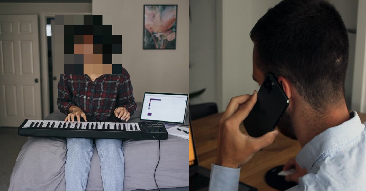 MAN SINGING AT HOME & PRETENDING HE HAVING CONCERT, NEIGHBOUR CALLS HIM “SHUT UP”