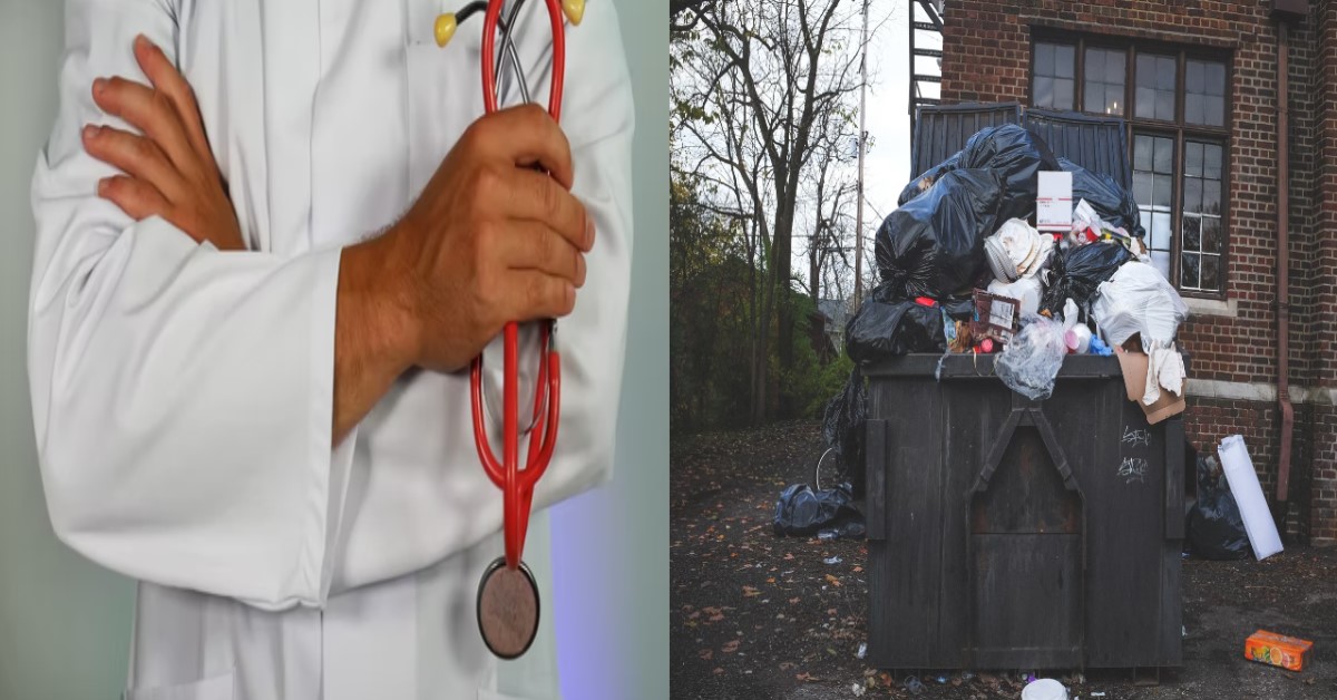 GUY RELEASES GAS AT CLINIC, DOCTOR DOES THE SAME BACK